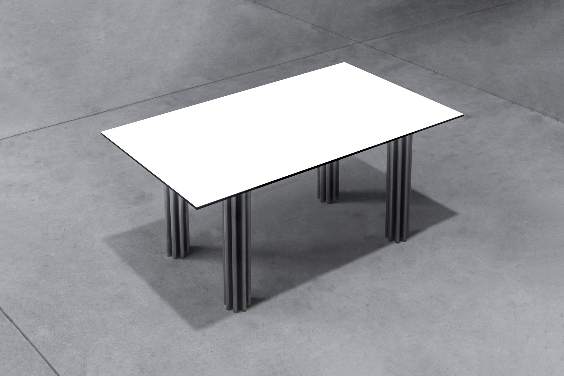 Temper table, made in italy, handmade objects