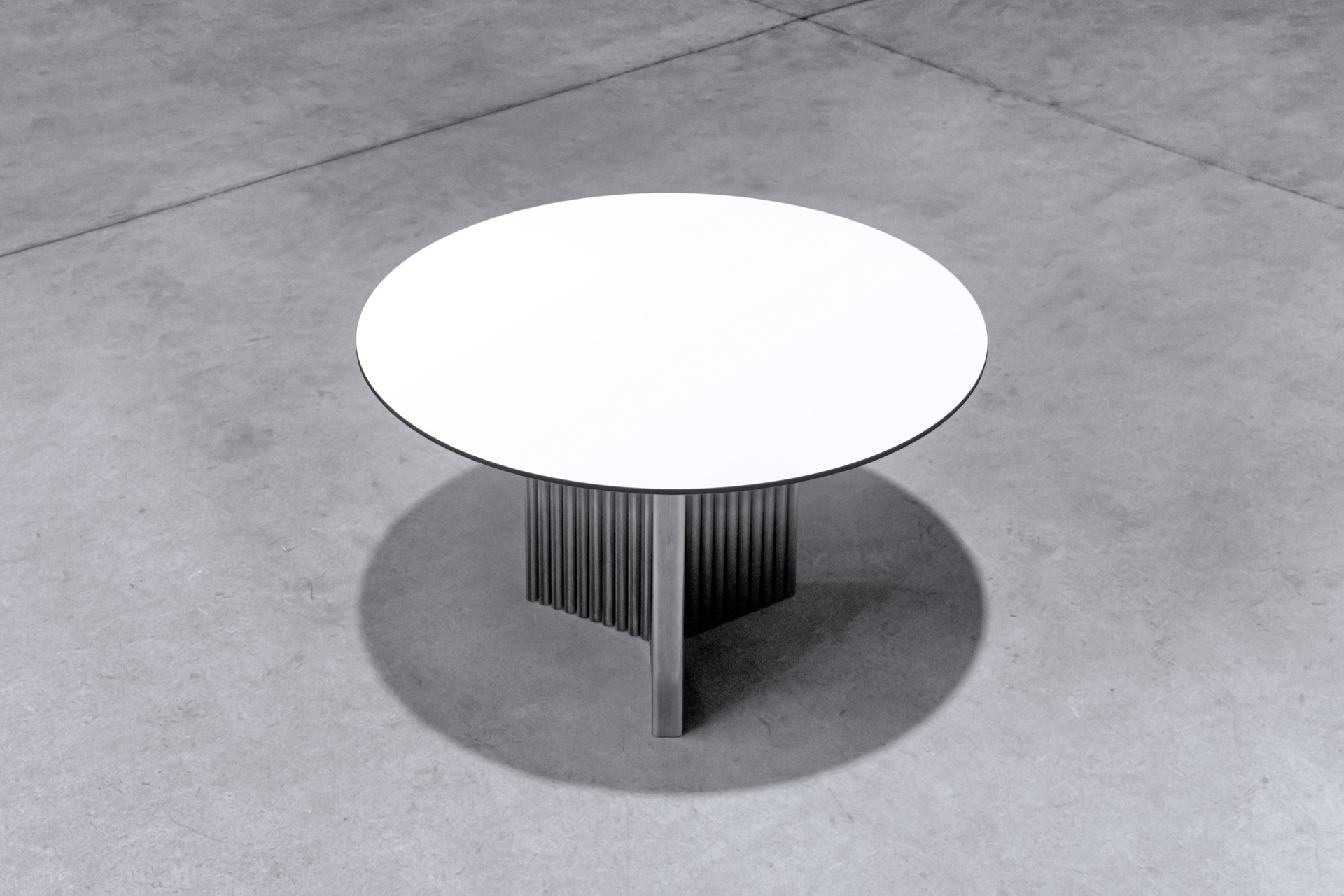 Temper table, made in italy, handmade objects